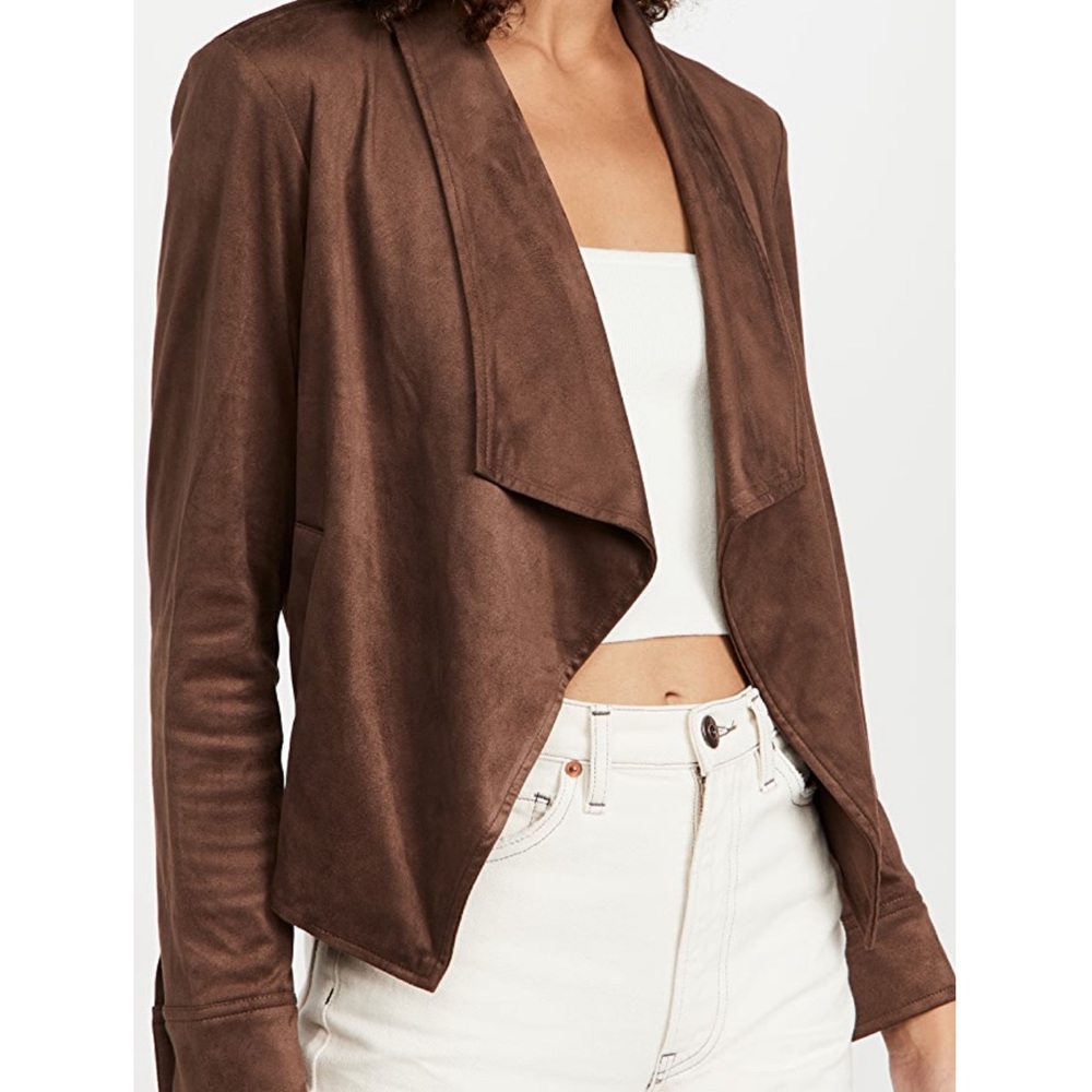 BB Dakota Faux Suede Brown Jacket